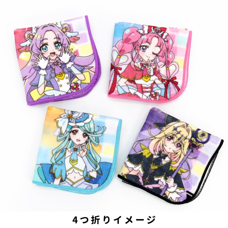 Amazon｜名探偵プリキュア ミニタオル 20cm 綿100％ タオルハンカチ